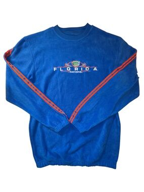 Vintage Florida Gators Pro Edge Fleece Pullover Men’s Medium Blue Embroidered